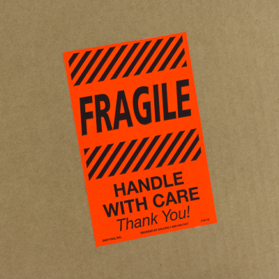 Fragile Handle with Care Thank You Labels - Butt Cut - 18113 - 6x4 Fragile HWC Thank You.png